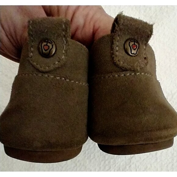 Bobs By Skechers Womens Slip On Galaxy Shoes Suede Rhinestones Brown - 9.5 Wide - Picture 5 of 8